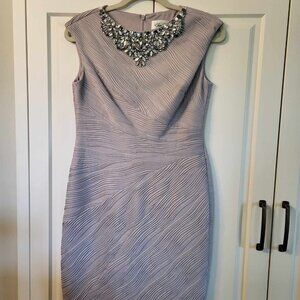 Eliza J Silver Cocktail Dress - Size 6 Petite
